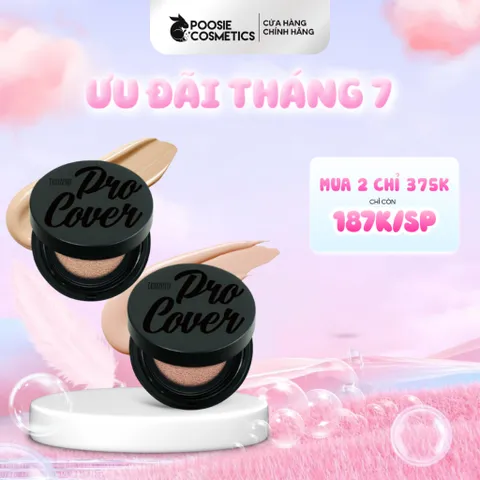 Phấn Nước Chống Nắng Tenzero Pro Cover 50+ PA++++ - Che Lỗ Chân Lông Tự Nhiên, Đệm Làn Da Trắng Mịn 15g