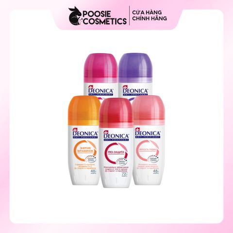 Lăn Khử Mùi Deonica 50ml Dành Cho Nữ - Công Nghệ SMART CONTROL Nhập Khẩu Từ Nga, Chống Mồ Hôi, Thoáng Mát Suốt Ngày