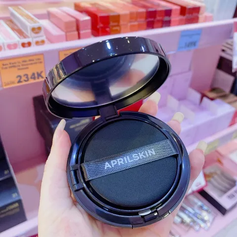 Phấn Nước April Skin Cushion + Refill SPF50+/PA+++ - Che Phủ Hoàn Hảo, Dưỡng Ẩm, Kiềm Dầu Dành Cho Mọi Loại Da, Mỹ Phẩm Chính Hãng