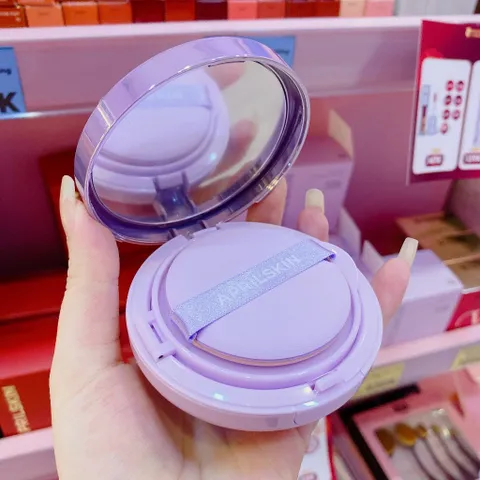 Phấn Nước April Skin Cushion + Refill SPF50+/PA+++ - Che Phủ Hoàn Hảo, Dưỡng Ẩm, Kiềm Dầu Dành Cho Mọi Loại Da, Mỹ Phẩm Chính Hãng