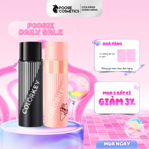Xịt Khóa Nền Colorkey Airy Soft Matte 100ml - Định Hình Trang Điểm Bền Lâu, Chống Trôi, Thoa Mịn Da, Giữ Ẩm, Không Bóng Dầu