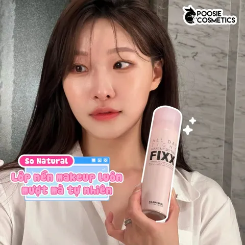 Xịt Khóa Trang Điểm So Natural All Day Tight 75ml - Giữ Nền Lâu Trôi, Dưỡng Ẩm Da Khô và Nhạy Cảm, Phù Hợp Mọi Loại Da