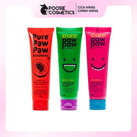 Kem Dưỡng Đa Năng Pure Paw Paw Ointment Chiết Xuất Đu Đủ 25g - Cấp Ẩm, Giảm Nứt Nẻ, Dưỡng Môi & Làm Dịu Da, Xuất Xứ Úc