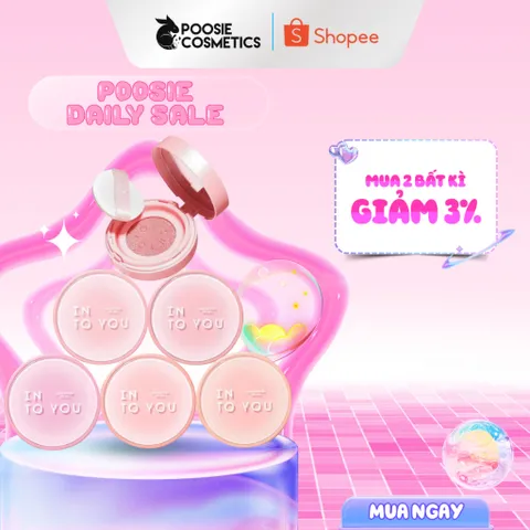 Má Hồng Into You Air Cushion Blush 3.2g - Phấn Má Hồng Tự Nhiên, Nhiều Màu Sắc, Trang Điểm Mặt Đẹp Rạng Ngời