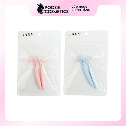 Dao Cạo Lông Toàn Thân Jary Body Razor - Set 2 Cái (Hồng & Xanh) - Dễ Dàng, An Toàn Cho Mọi Vùng Da