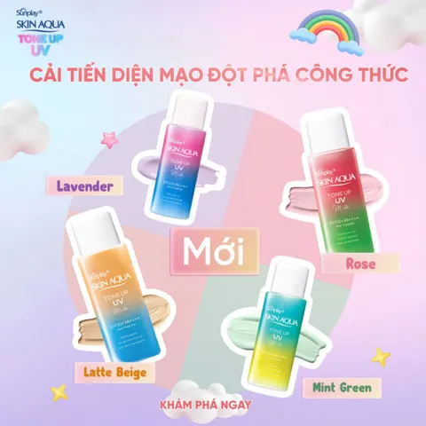 Tinh Chất Chống Nắng Sunplay Skin Aqua Tone Up UV Milk 50g - Nâng Tông Da, Chống Nắng, Dưỡng Sạch Da, Hiệu Chỉnh Sắc Da Tự Nhiên