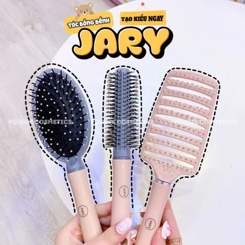 Lược Chải Tóc Massage JARY - Lược Gỡ Rối và Tạo Độ Phồng Tóc Cao Cấp, Tiện Dụng cho Tóc Khô Yếu