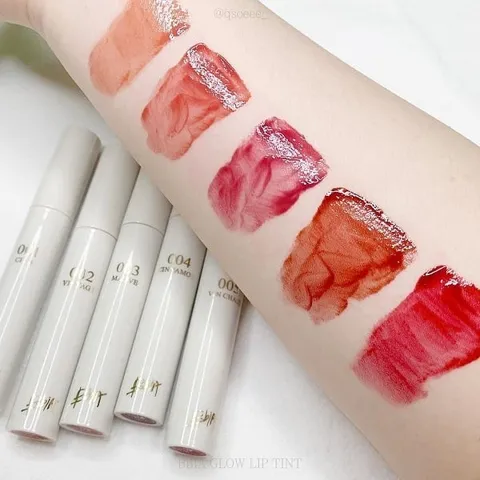 Son Tint Bóng Bbia Glow Lip Tint 3.2g - Son Môi Phát Sáng Hàn Quốc, Độ Bám Màu Cao, Nhiều Màu Sắc Đẹp, Chất Lì Mịn Màng
