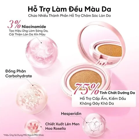 Cushion Chống Nắng SPF50+ PA++++ Colorkey 11g - Lớp Trang Điểm Mỏng Nhẹ, Che Phủ Hoàn Hảo, Bền Màu Suốt 24h, Da Trắng Sáng Tự Nhiên