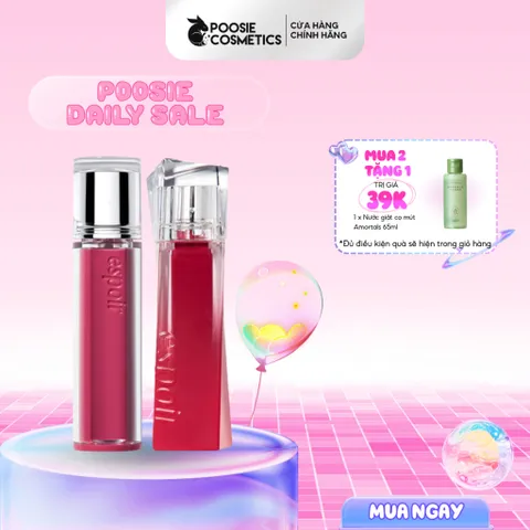 Son Tint Bóng Lì Espoir Couture Lip Tint Glaze 5.5g - Chất Suốt, Bóng Rực Rỡ, Màu Sắc Tươi Tắn Phù Hợp Với Mọi Tông Makeup