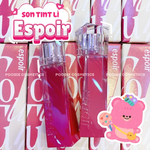 Son Tint Bóng Lì Espoir Couture Lip Tint Glaze 5.5g - Chất Suốt, Bóng Rực Rỡ, Màu Sắc Tươi Tắn Phù Hợp Với Mọi Tông Makeup