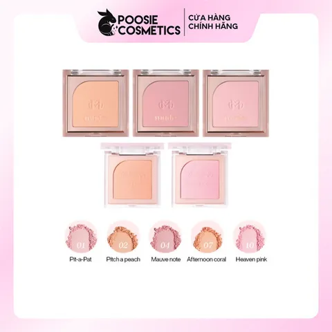 Phấn Má Hồng Mịn Lì Kiềm Dầu Mude Flutter Blusher - Sắc Tự Nhiên, Bền Màu, Phù Hợp Mọi Tôn Da 5g