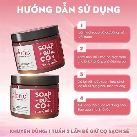Sáp Rửa Cọ Trang Điểm Glorie Brush Cleansing Soap 130g 618347