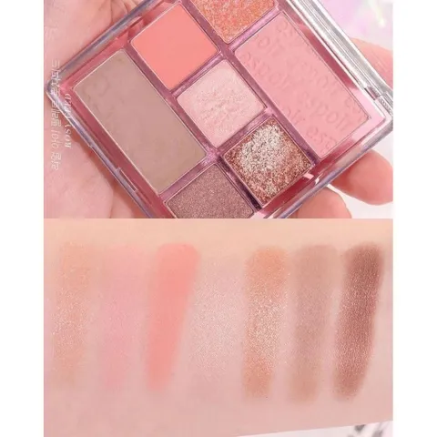 Bảng Phấn Mắt Espoir Real Eye Palette 7 Ô - Phấn Siêu Mịn Glitter, Shimmer, Matte, Satin Dễ Dùng Cho Nhiều Phong Cách Trang Điểm