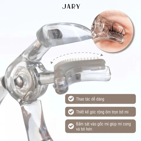Kẹp Bấm Mi JARY - Kẹp Cong Mi Chuyên Nghiệp Thiết Kế Sang Trọng, Kim Loại Vàng, Dễ Sử Dụng, Mi Cong Tự Nhiên