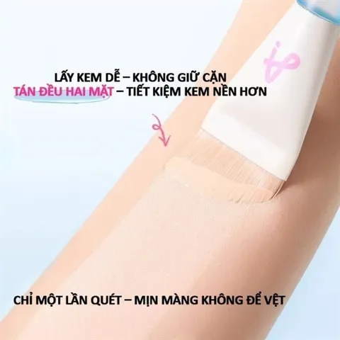 Cọ Đánh Nền Tiên Cá AMORTALS - Cọ Tán Nền Hình Đuôi Cá Siêu Mỏng, Dụng Cụ Làm Đẹp Chất Lượng cao