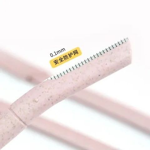 Dao Cạo Tỉa Lông Mày Jary - Set 3 Cái Thép Không Gỉ, Lưỡi Sắc Bén, Thiết Kế Linh Hoạt Dành Cho Phụ Nữ Á Đông
