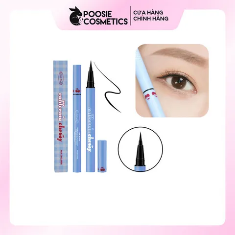 Bút Kẻ Mắt Nước Dearmay California Cherry - Eyeliner 0.5g Đen, Định Hình Mắt Sắc Sảo, Lâu Trôi, Dễ Sử Dụng cho Người Mới Bắt Đầu