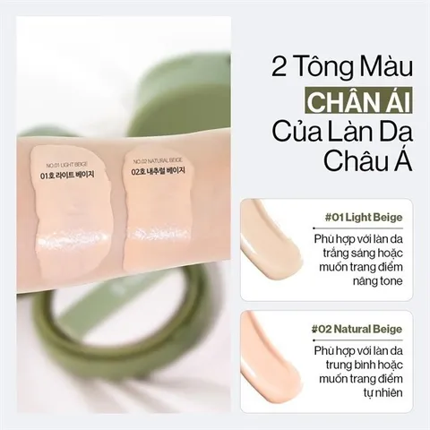 Phấn Nước Glamrr Q Long Wear DD Cushion Vegan - Che Phủ Cao, Chống Nắng SPF50+/PA+++ Cho Da Nhạy Cảm, 24 Giờ Mịn Màng