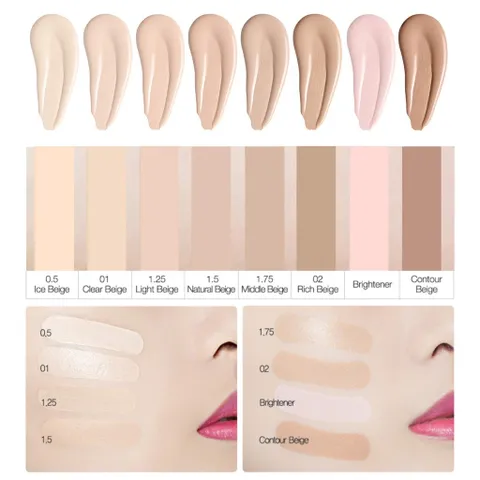 Kem Che Khuyết Điểm the SAEM Cover Perfection Tip Concealer 6.5g - Lớp Che Phủ Tự Nhiên Có SPF28 PA+ Cho Da Sáng Mịn