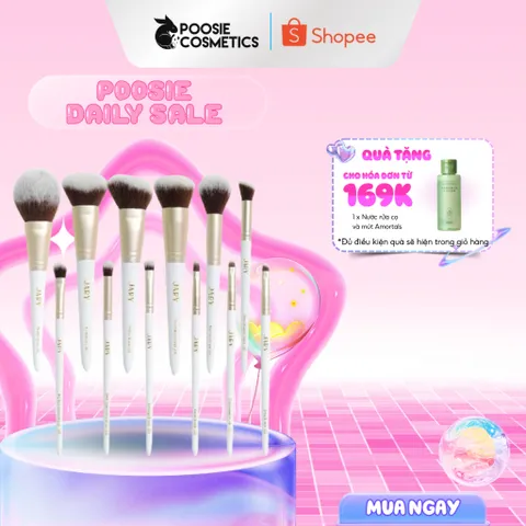 Bộ Cọ Trang Điểm Cao Cấp Thuần Chay Jary - Cọ Phấn Phủ, Má Hồng, Tạo Khối, Kem Nền, Mắt, Chân Mày - Lẻ 1 Cây 618392