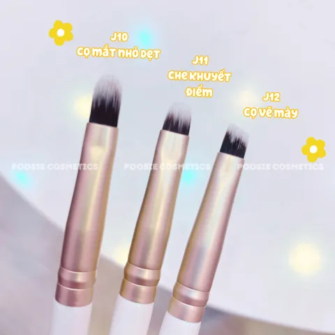 Bộ Cọ Trang Điểm Cao Cấp Thuần Chay Jary - Cọ Phấn Phủ, Má Hồng, Tạo Khối, Kem Nền, Mắt, Chân Mày - Lẻ 1 Cây 618392