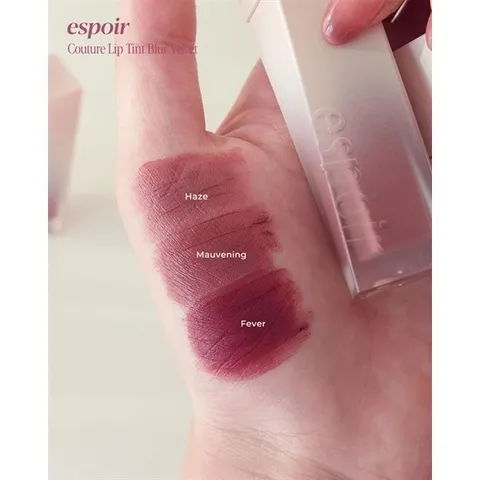 Son Kem Lì Espoir Couture Lip Tint Blur Velvet 5.5g - Độ Bám Cao, Kết Cấu Mịn Mượt, Tông Màu Hot Haze, Mauvening, Serenade