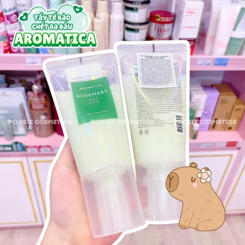[Tem phụ] Tẩy Da Chết Da Đầu Aromatica Rosemary Scalp Scrub 165g 618394
