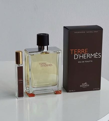 Nước Hoa Nam Hermès Terre D'Hermès Eau De Toilette 10ml - Hương Thơm Quyến Rũ, Sang Trọng, Chính Hãng, Dễ Dàng Mang Theo