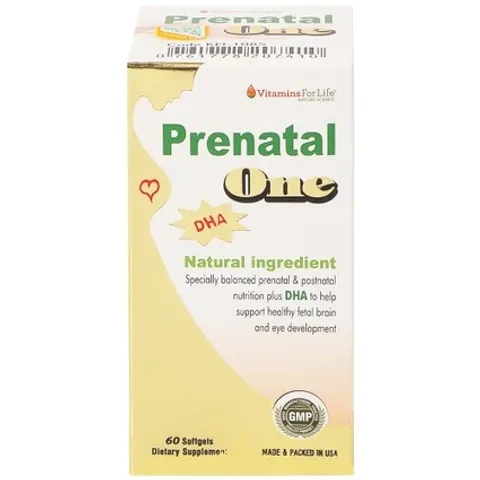 Viên Uống Bổ Sung Vitamin Prenatal One For Life (60 Viên) - Chăm Sóc Sức Khỏe Cho Phụ Nữ Mang Thai Và Sau Sinh