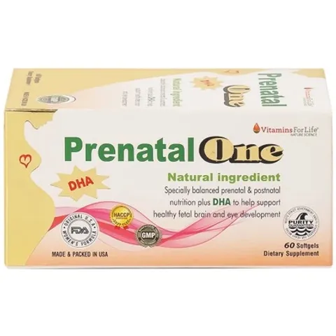 Viên Uống Bổ Sung Vitamin Prenatal One For Life (60 Viên) - Chăm Sóc Sức Khỏe Cho Phụ Nữ Mang Thai Và Sau Sinh