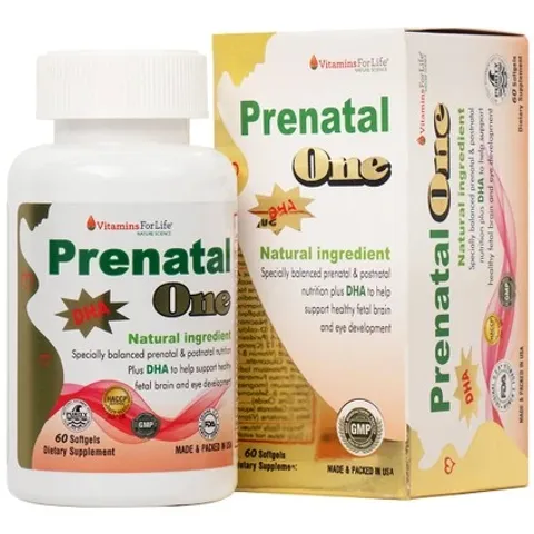 Viên Uống Bổ Sung Vitamin Prenatal One For Life (60 Viên) - Chăm Sóc Sức Khỏe Cho Phụ Nữ Mang Thai Và Sau Sinh