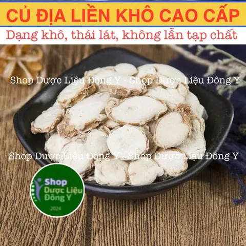 Củ Địa Liền Khô Cao Cấp - Gia Vị Đặc Trưng Sa Cương Hương Thơm, Dùng Trong Nấu Ăn, Hỗ Trợ Sức Khỏe 100g
