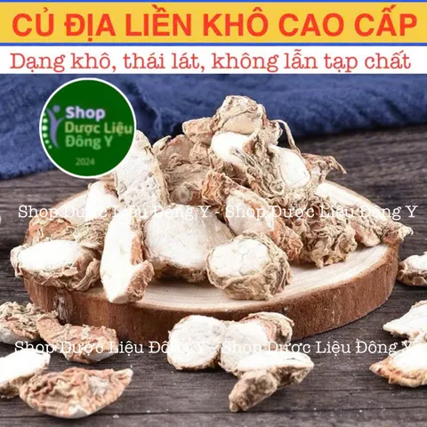 Củ Địa Liền Khô Cao Cấp - Gia Vị Đặc Trưng Sa Cương Hương Thơm, Dùng Trong Nấu Ăn, Hỗ Trợ Sức Khỏe 100g