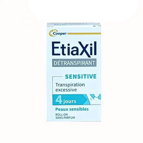 Lăn Khử Mùi Etiaxil 15ml - Giảm Hôi Nách Hiệu Quả, Không Mùi, Phù Hợp Với Da Nhạy Cảm, Không Gây Ố Vàng Áo