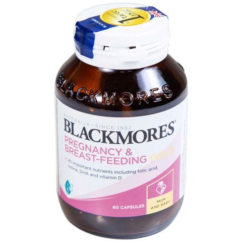 Viên Uống Blackmores Pregnancy & Breast-feeding Gold - Bổ Sung Vitamin và Khoáng Chất Cho Phụ Nữ Mang Thai và Cho Con Bú 100 Viên