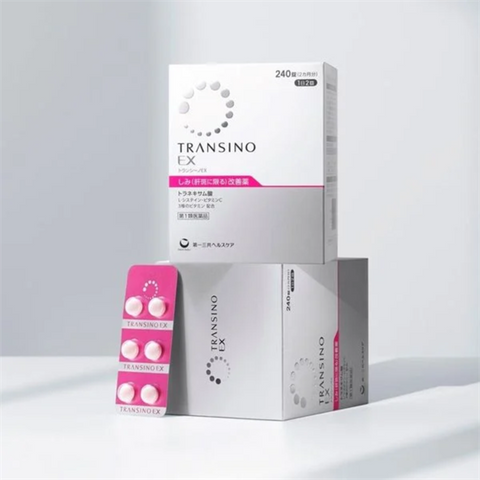 Viên Uống Giảm Nám Sạm Da Transino EX 240 Viên - Sản Phẩm Chăm Sóc Da Từ Nhật Bản, Giúp Làm Sáng Da và Giảm Nám Tàn Nhang