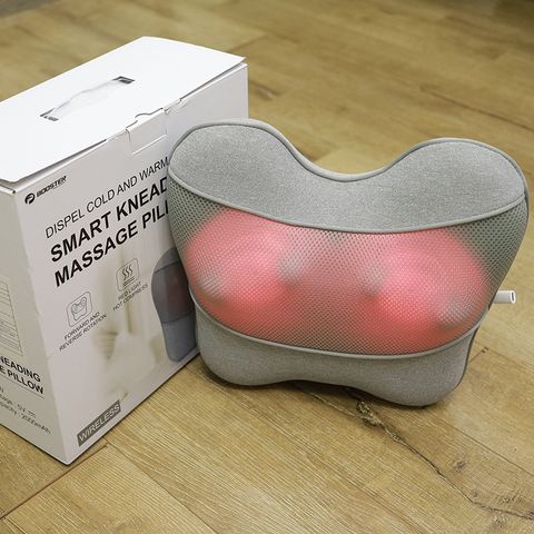 Gối Massage Lưng Cổ Vai Gáy Booster Boluojun BT-30 - Massage Nhiệt Hồng Ngoại, Pin Sạc Tiện Lợi, Thư Giãn Tại Nhà