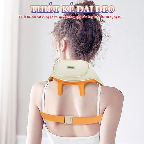 Máy Massage Cổ Vai Gáy 3D Booster BT-36 - Thiết Bị Massage Thư Giãn Giống Tay Người, Tích Hợp Chức Năng Sưởi Ấm, Dùng Tại Nhà