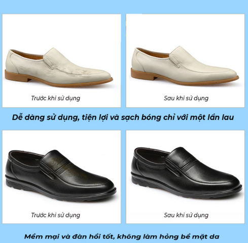 Xi Dưỡng Bóng Giày Da XIMO - Kem Bảo Vệ Da, Dưỡng Ẩm, Tăng Độ Bóng và Chống Thấm Nước, Phục Hồi Da Giày, Sofa, Túi Xách