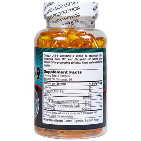 Viên uống Omega 3-6-9 Pharmekal - Hỗ trợ sức khỏe tim mạch, giảm nguy cơ xơ vữa động mạch, 100 viên nang mềm tự nhiên