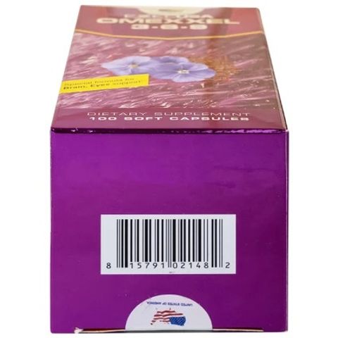 Viên uống bổ não, tăng cường thị lực và sức khỏe tim mạch Omexxel 3-6-9 - Giải pháp Omega 3-6-9 cho trí nhớ và mắt khỏe mạnh (100 viên)