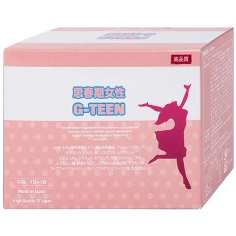 Siro G-TEEN Kenko Bổ Sung Vitamin và Khoáng Chất Cho Bé Gái - Hỗ Trợ Tăng Trưởng Và Phát Triển Tối Ưu (30 Gói x 15g)