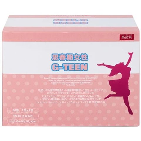 Siro G-TEEN Kenko Bổ Sung Vitamin và Khoáng Chất Cho Bé Gái - Hỗ Trợ Tăng Trưởng Và Phát Triển Tối Ưu (30 Gói x 15g)