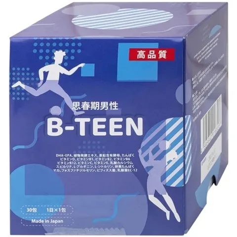 Siro B-TEEN Kenko - Bổ sung vitamin và khoáng chất cho bé trai đang phát triển, 30 gói x 15g, hương vị thơm ngon, dễ uống