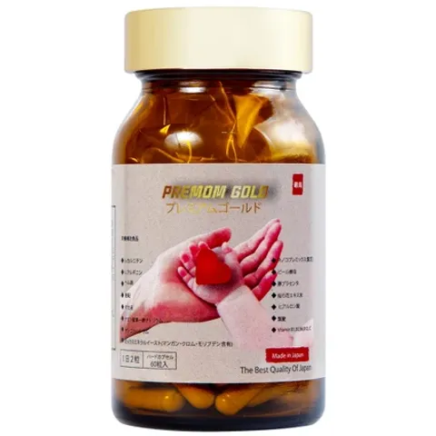 Viên uống Premom Gold Jpanwell cho phụ nữ chuẩn bị mang thai - Cung cấp vitamin và khoáng chất thiết yếu, 60 viên