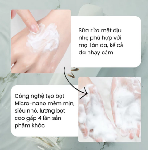 Sữa Rửa Mặt Kích Trắng Da JOMTAM - Giảm Mụn, Se Khít Lỗ Chân Lông, Làm Sáng Da và Kiểm Soát Dầu 150ml