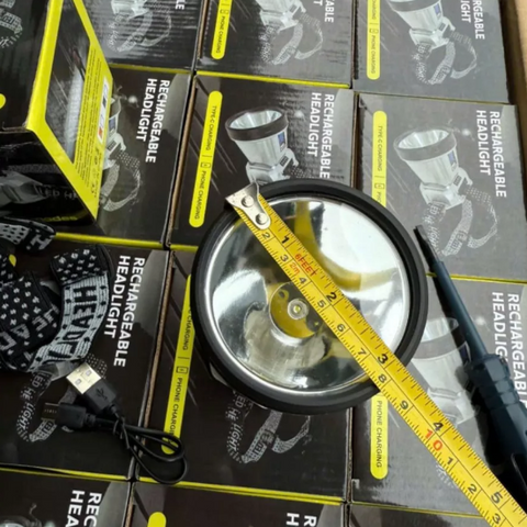 Đèn LED Đội Đầu Siêu Sáng Chống Thấm Nước - Đèn Pin Sạc USB Type-C 3 Chế Độ Hoạt Động, Đèn Cắm Trại, Sửa Chữa, Đi Bộ Ban Đêm