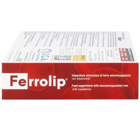Bột Sắt Ferrolip Uga - Giải Pháp Hỗ Trợ Thiếu Máu, Bổ Sung Sắt Dễ Uống Cho Phụ Nữ Mang Thai (20 Gói)