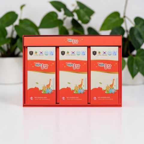 Nước Hồng Sâm Trẻ Em Hàn Quốc HG Bio Ginseng King 30 Gói x 15ml - Red Ginseng Kids